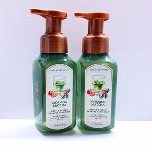 Bath & Body Works MORNING MATCHA Gentle & Clean Fpoaming Hand Soap (2 Pcs)
